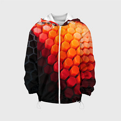 Детская куртка Hexagon orange