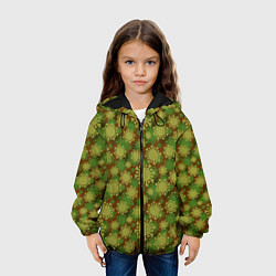 Куртка с капюшоном детская Вирус - камуфляж, цвет: 3D-черный — фото 2