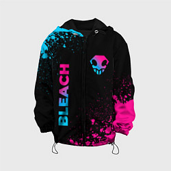 Детская куртка Bleach - neon gradient: надпись, символ