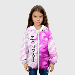 Куртка с капюшоном детская Horizon pro gaming: по-вертикали, цвет: 3D-белый — фото 2