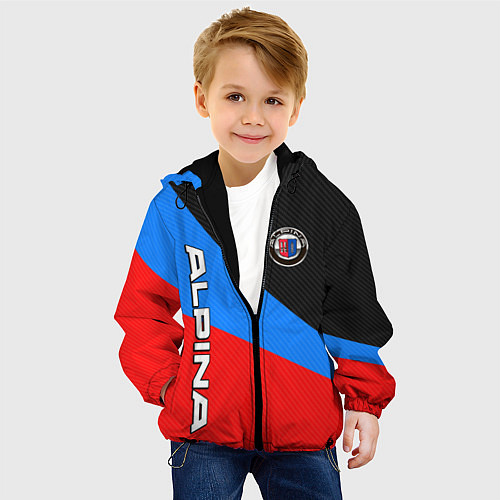 Детская куртка Alpina - classic colors / 3D-Черный – фото 4