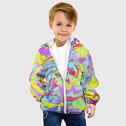 Куртка с капюшоном детская Flash of colors, цвет: 3D-белый — фото 2