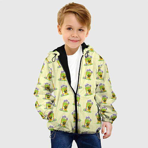 Детская куртка Токсичный бак / 3D-Черный – фото 4