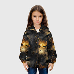 Куртка с капюшоном детская Ночная мышь, цвет: 3D-черный — фото 2