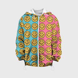 Куртка с капюшоном детская Smiley, цвет: 3D-белый