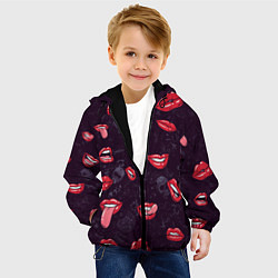 Куртка с капюшоном детская Магия улыбки, цвет: 3D-черный — фото 2