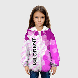 Куртка с капюшоном детская Valorant pro gaming: по-вертикали, цвет: 3D-белый — фото 2