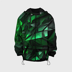 Детская куртка Green abstract