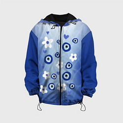 Куртка с капюшоном детская Незабудка, цвет: 3D-черный