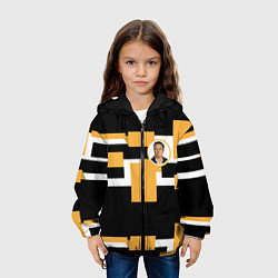 Куртка с капюшоном детская Илон идея, цвет: 3D-черный — фото 2
