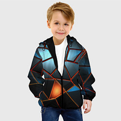 Куртка с капюшоном детская Прорыв в пространстве, цвет: 3D-черный — фото 2
