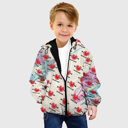 Детская куртка Momaland pattern / 3D-Черный – фото 4