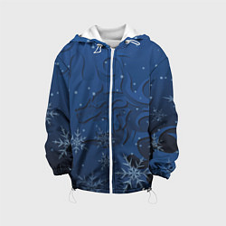 Куртка с капюшоном детская Ледяной дракон 2024, цвет: 3D-белый