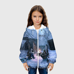 Куртка с капюшоном детская STALKER 2 новички на кордоне, цвет: 3D-белый — фото 2