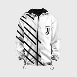 Куртка с капюшоном детская Juventus sport geometry, цвет: 3D-черный