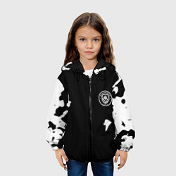 Куртка с капюшоном детская Manchester City sport, цвет: 3D-черный — фото 2