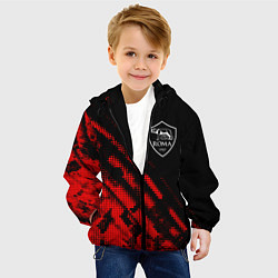 Куртка с капюшоном детская Roma sport grunge, цвет: 3D-черный — фото 2