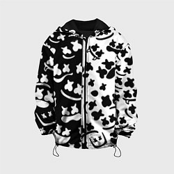 Куртка с капюшоном детская Marshmello music pattern, цвет: 3D-черный