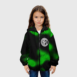 Куртка с капюшоном детская Inter sport halftone, цвет: 3D-черный — фото 2