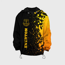 Детская куртка Everton - gold gradient по-вертикали