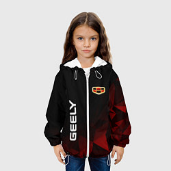 Куртка с капюшоном детская Geely, цвет: 3D-белый — фото 2
