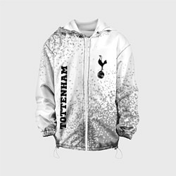 Куртка с капюшоном детская Tottenham sport на светлом фоне вертикально, цвет: 3D-белый
