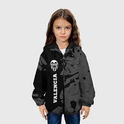 Куртка с капюшоном детская Valencia sport на темном фоне по-вертикали, цвет: 3D-черный — фото 2