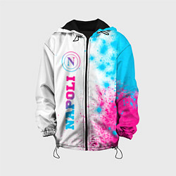 Детская куртка Napoli neon gradient style по-вертикали