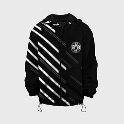 Куртка с капюшоном детская Borussia sport fc, цвет: 3D-черный