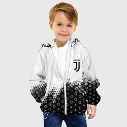 Куртка с капюшоном детская Juventus sport steel, цвет: 3D-белый — фото 2