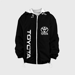 Детская куртка Toyota logo white steel