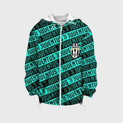 Детская куртка Juventus pattern logo steel