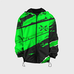 Куртка с капюшоном детская Exeed sport green, цвет: 3D-черный