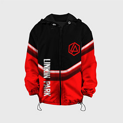Куртка с капюшоном детская Linkin park geometry line steel, цвет: 3D-черный