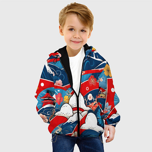 Детская куртка Восточная аппликация / 3D-Черный – фото 4