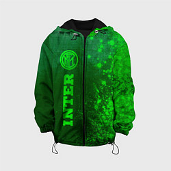 Детская куртка Inter - green gradient по-вертикали