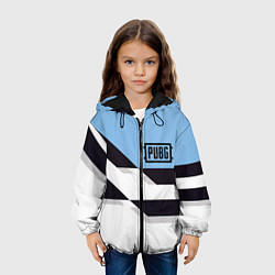 Куртка с капюшоном детская PUBG geometry steel, цвет: 3D-черный — фото 2