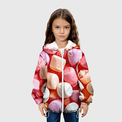 Куртка с капюшоном детская Маршмэллоу, цвет: 3D-белый — фото 2