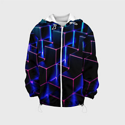 Куртка с капюшоном детская Zoom, цвет: 3D-белый