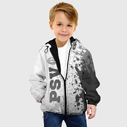 Куртка с капюшоном детская PSV - white gradient по-вертикали, цвет: 3D-черный — фото 2