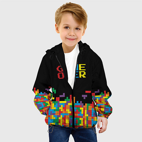 Детская куртка Game over / 3D-Черный – фото 4