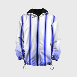 Куртка с капюшоном детская Striped suit, цвет: 3D-черный