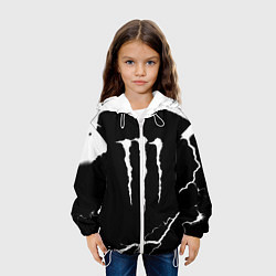 Куртка с капюшоном детская Monster energy storm energy, цвет: 3D-белый — фото 2