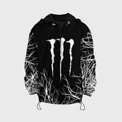 Куртка с капюшоном детская Monster energy лес, цвет: 3D-черный