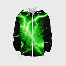 Детская куртка Color green black