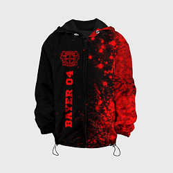 Детская куртка Bayer 04 - red gradient по-вертикали