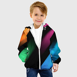 Куртка с капюшоном детская Multicoloured, цвет: 3D-белый — фото 2