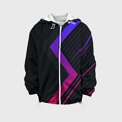 Детская куртка Color black line