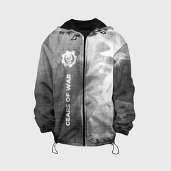 Куртка с капюшоном детская Gears of War - grey gradient по-вертикали, цвет: 3D-черный