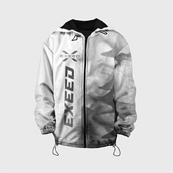 Куртка с капюшоном детская Exeed - white gradient по-вертикали, цвет: 3D-черный